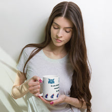 Load image into Gallery viewer, SOAR with EAGLE White glossy mug
